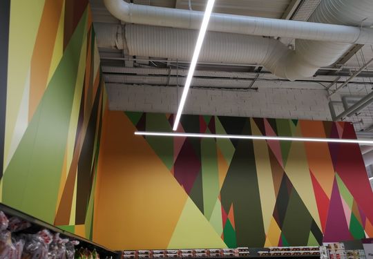 Image 3 du projet Scenographie Murale - E.leclerc